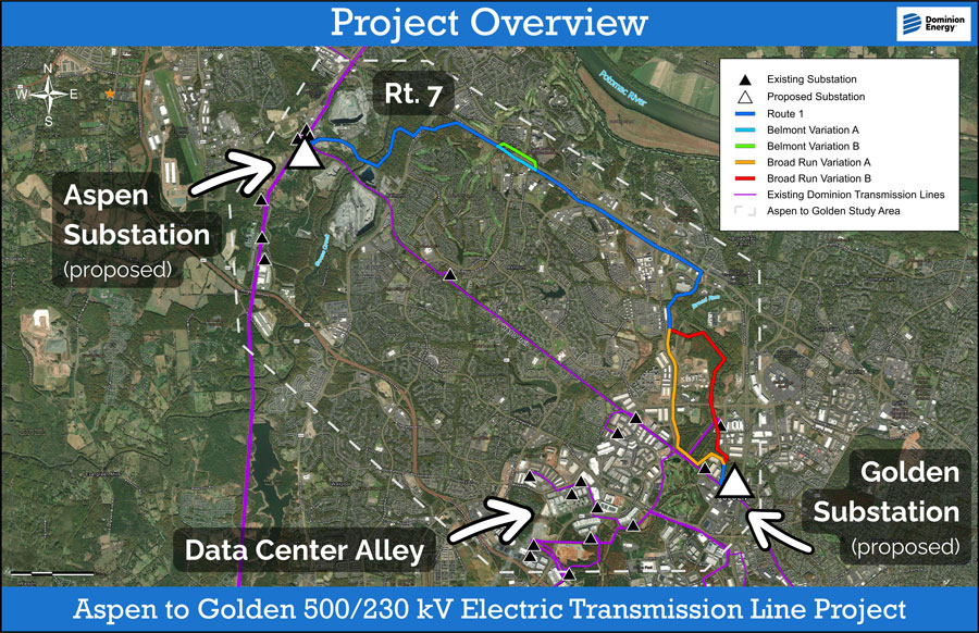 Sept. 5 in Leesburg: Public Hearing on Proposed Aspen-Golden Transmission Line