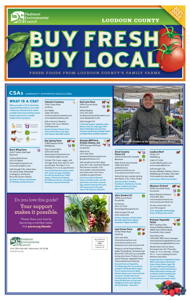 Buy Fresh Buy Local Loudoun Guides Connect Consumers with Local Food and Farms